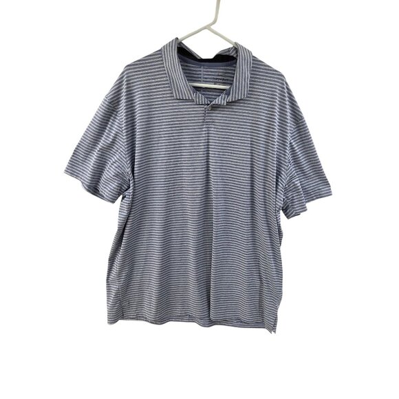 Nike Dri-Fit Men's Polo Shirt Pullover Moisture Wicking Stripes Sz XL Athletic - Picture 1 of 6